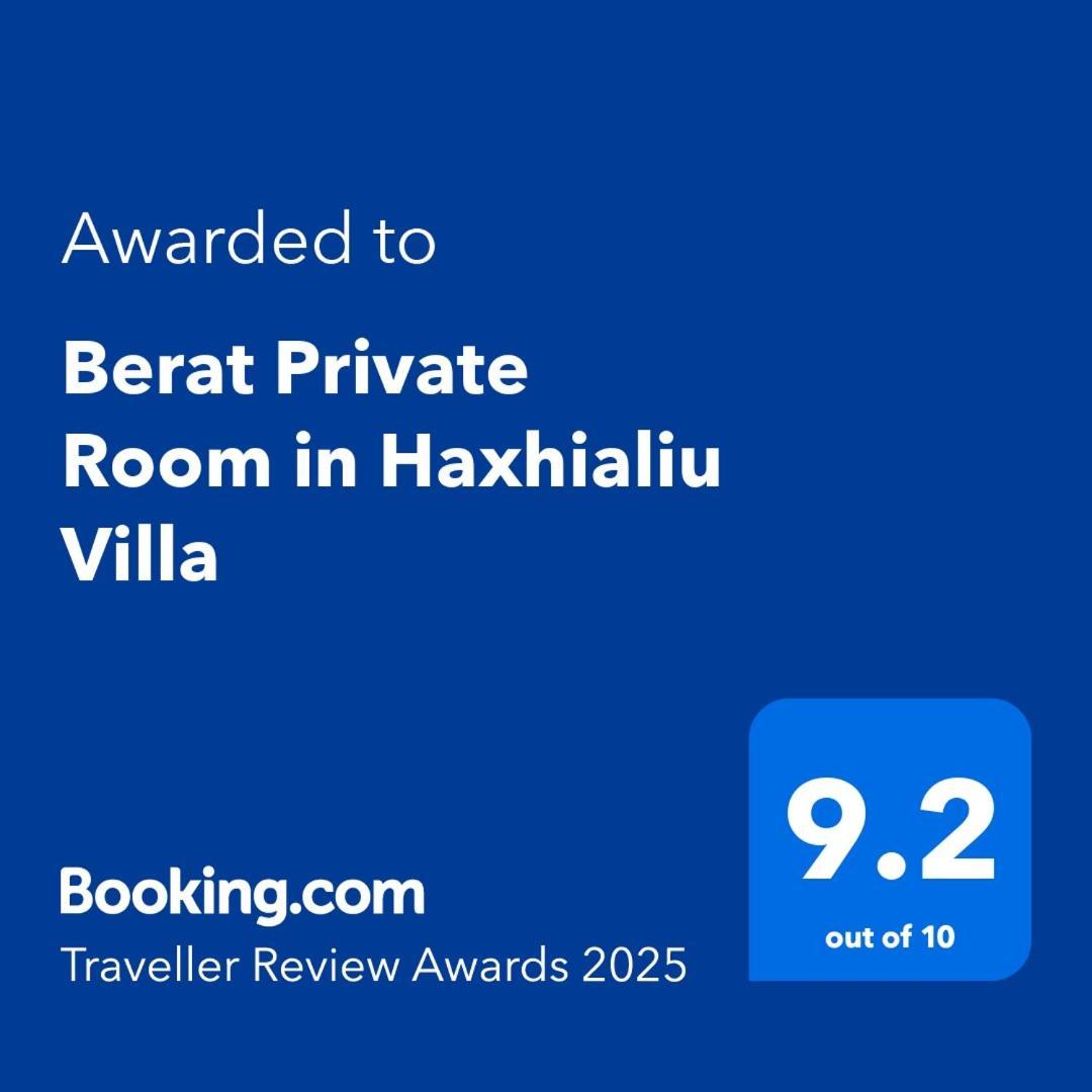 Berat Private Room In Haxhialiu Villa Zewnętrze zdjęcie